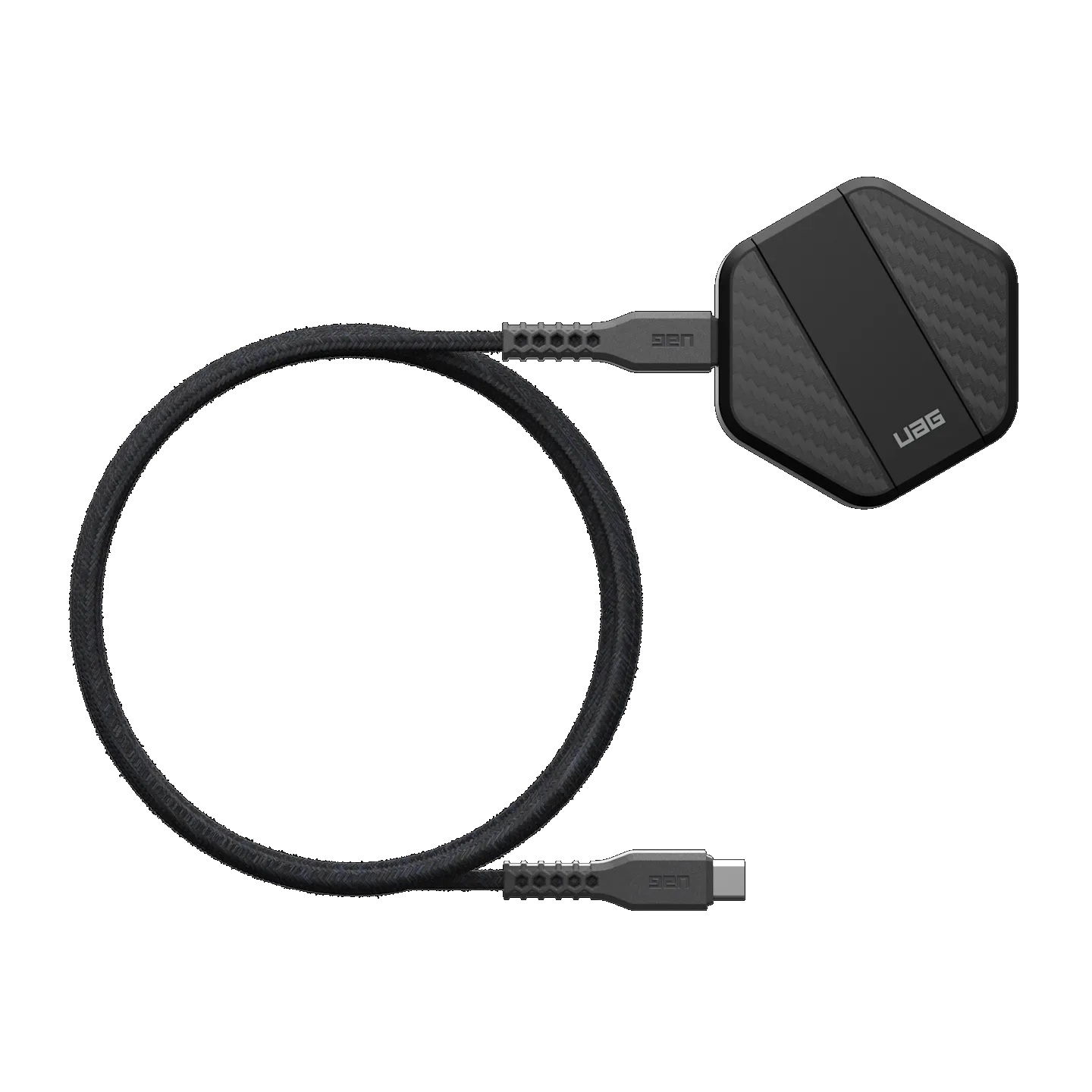 <H3>UAG Wireless Charging Pad with Stand - Black/Carbon Fiber (9B4410114042)</H3>
