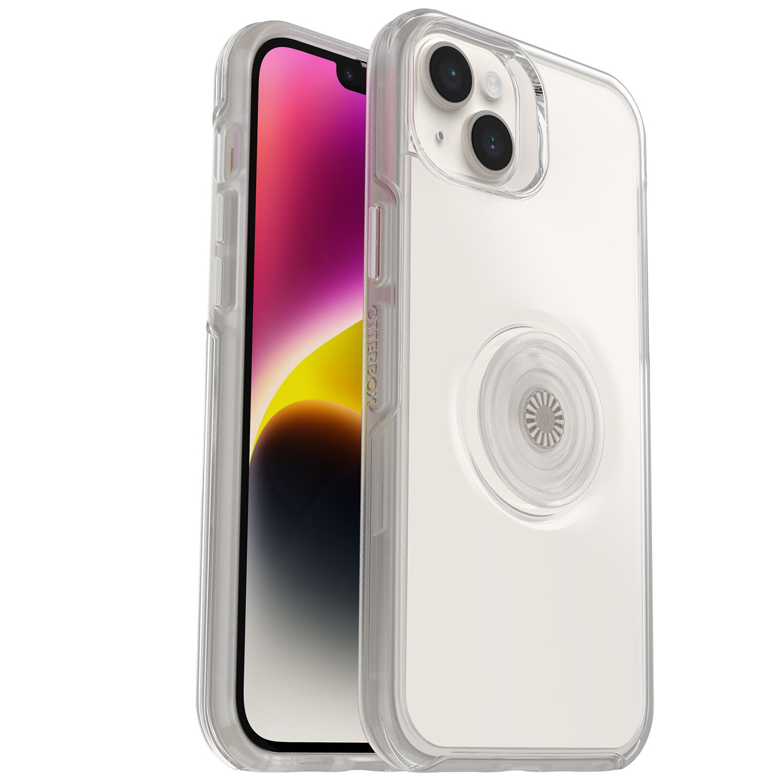<h3>OtterBox Otter + Pop Symmetry Clear Apple iPhone 14 Plus Case Clear Pop - (77-88776)</h3>