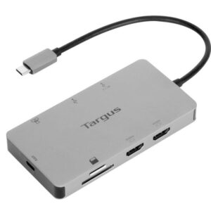 Targus USB-C Dual HDMI 4K Docking Station with 100W Power Delivery Pass-Thru