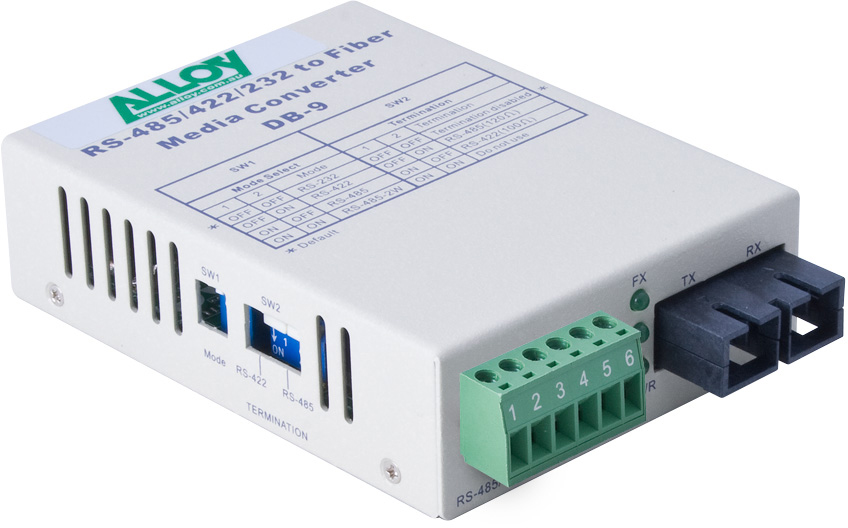 Alloy SCR460SC-2 Serial to Fibre Standalone/Rack Converter