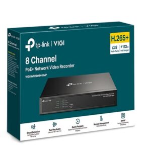TP-Link VIGI NVR1008H-8MP 8 Channel PoE+ Network Video Recorder