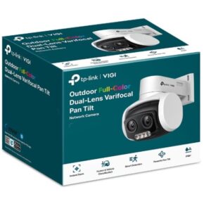 VIGI 4MP Outdoor Full-Color Dual-Lens Varifocal Pan Tilt Network Camera