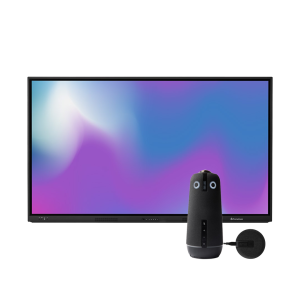 Promethean LX 75 and Owl Labs Meeting Owl 4 Video Conference Bundle - Medium Room