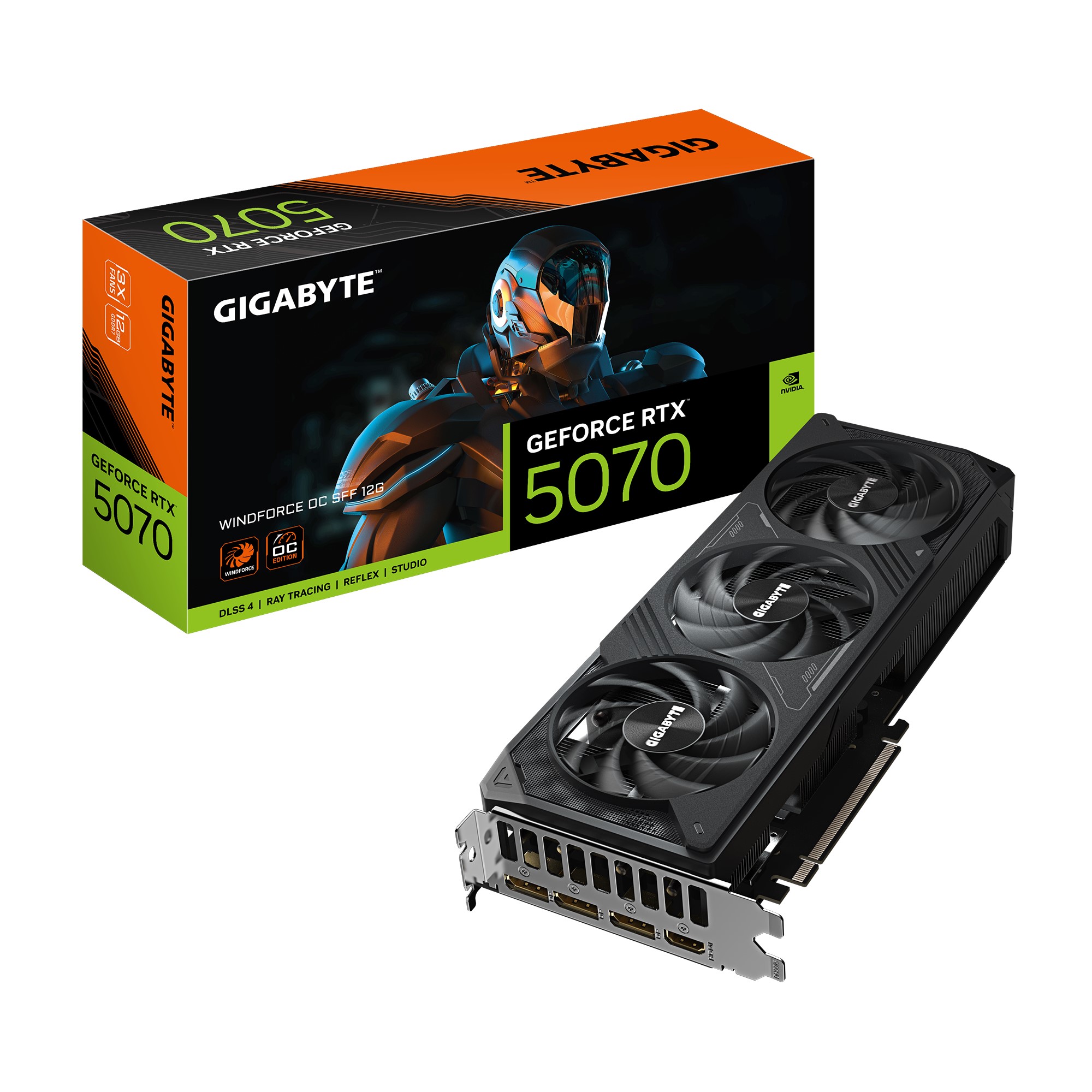 GigabyteGeForce RTX™ 5070 WINDFORCE OC SFF 12G