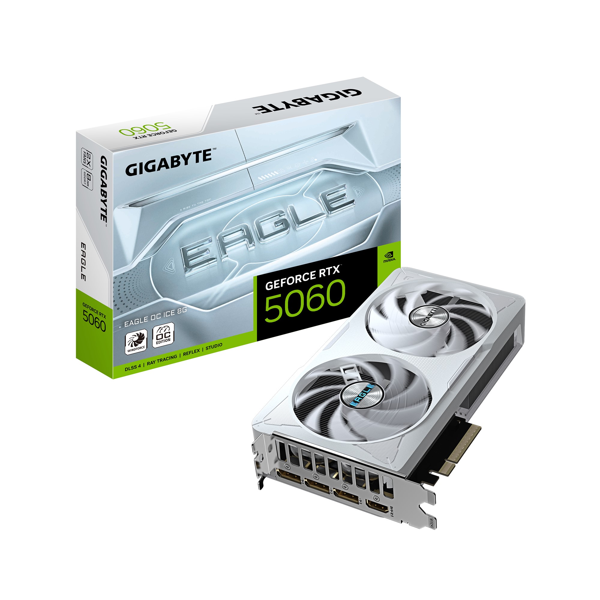 Gigabyte GeForce RTX™ 5060 EAGLE OC ICE 8G