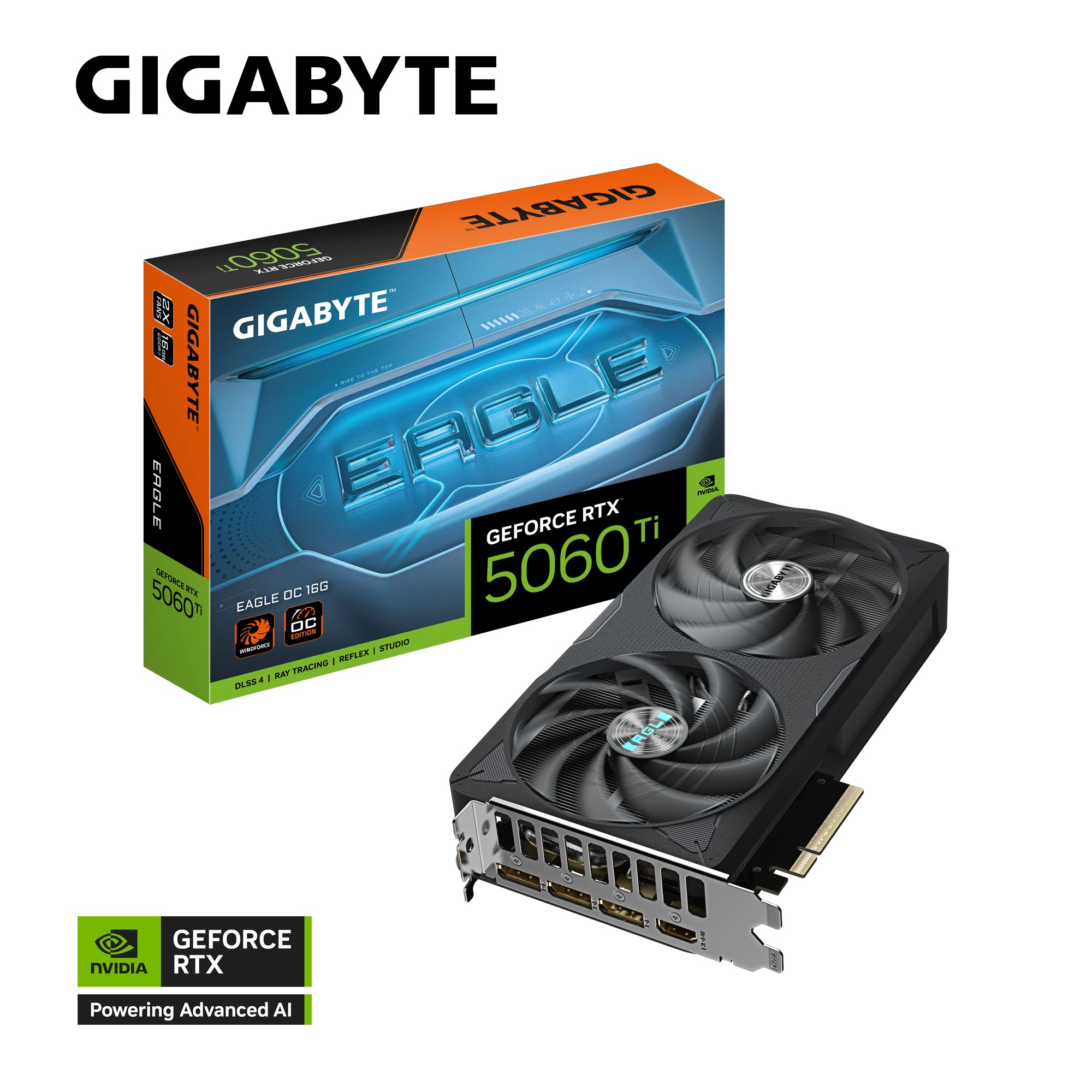 Gigabyte GeForce RTX™ 5060 Ti EAGLE OC 16G