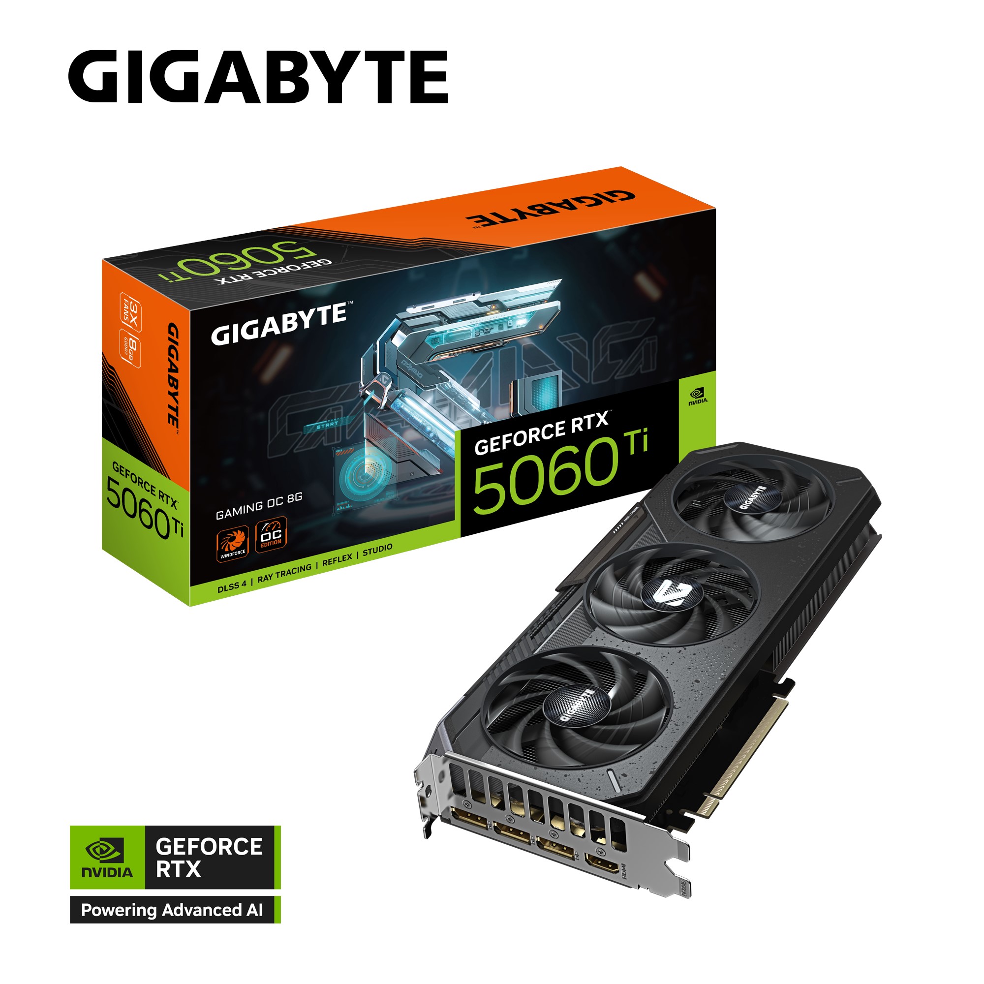 Gigabyte GeForce RTX™ 5060 Ti GAMING OC 8G