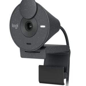 Logitech Brio 300 Full HD Webcam - Graphite (LS) – Logitech VILT-BRIO300-GRAPHIT Webcam Product Image