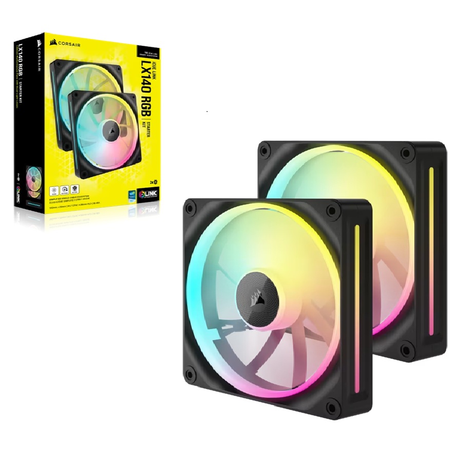 Corsair iCUE LINK LX140 RGB 140mm PWM Fans Starter Kit