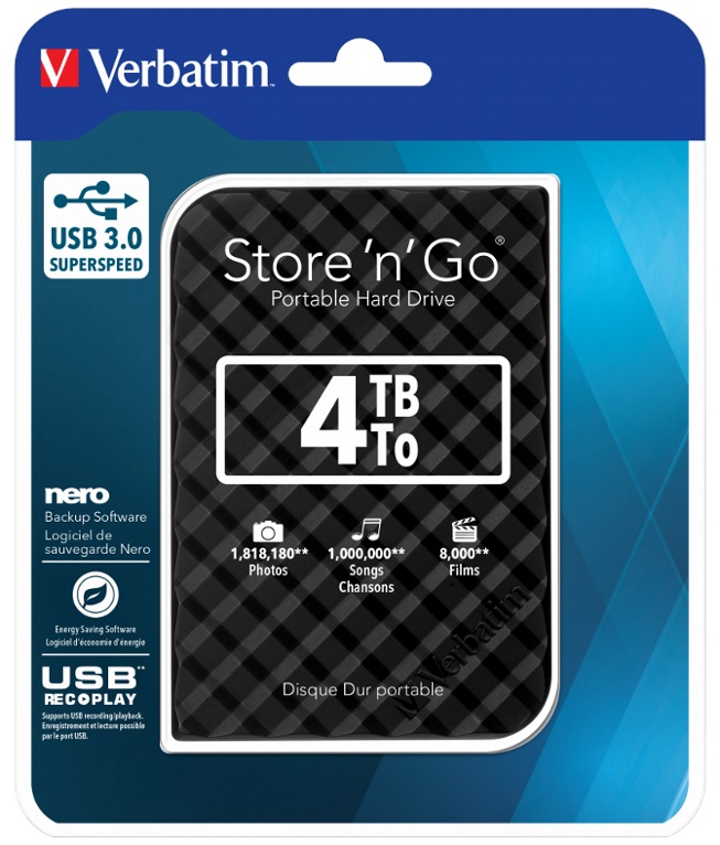 Verbatim 4TB 2.5