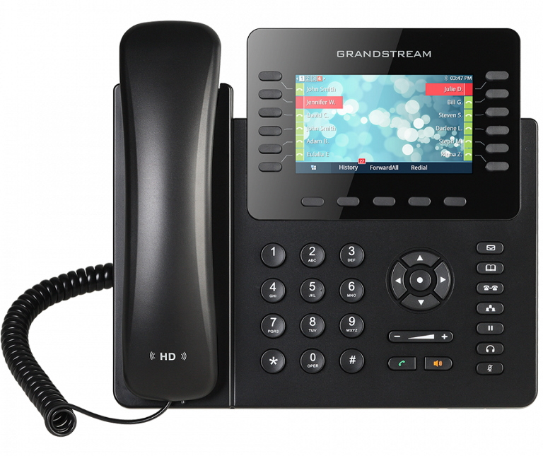 <h1 style="color:#3e60ac;text-align:center;font-family:arial;margin: -5px 0px">An Enterprise IP Phone for High-Volume Users</h1>