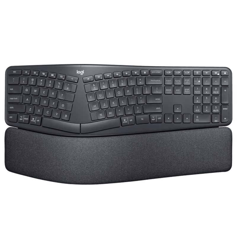 Logitech K860 ERGO Split Wireless Keyboard - Curved Ergonomic Split Keyboard