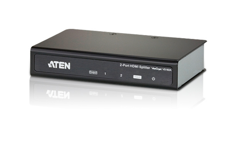 The VS182A HDMI Splitter is the perfect solution for anyone who needs to send one source of digital high definition video to two displays at the same time. It supports all HDMI-enabled equipment