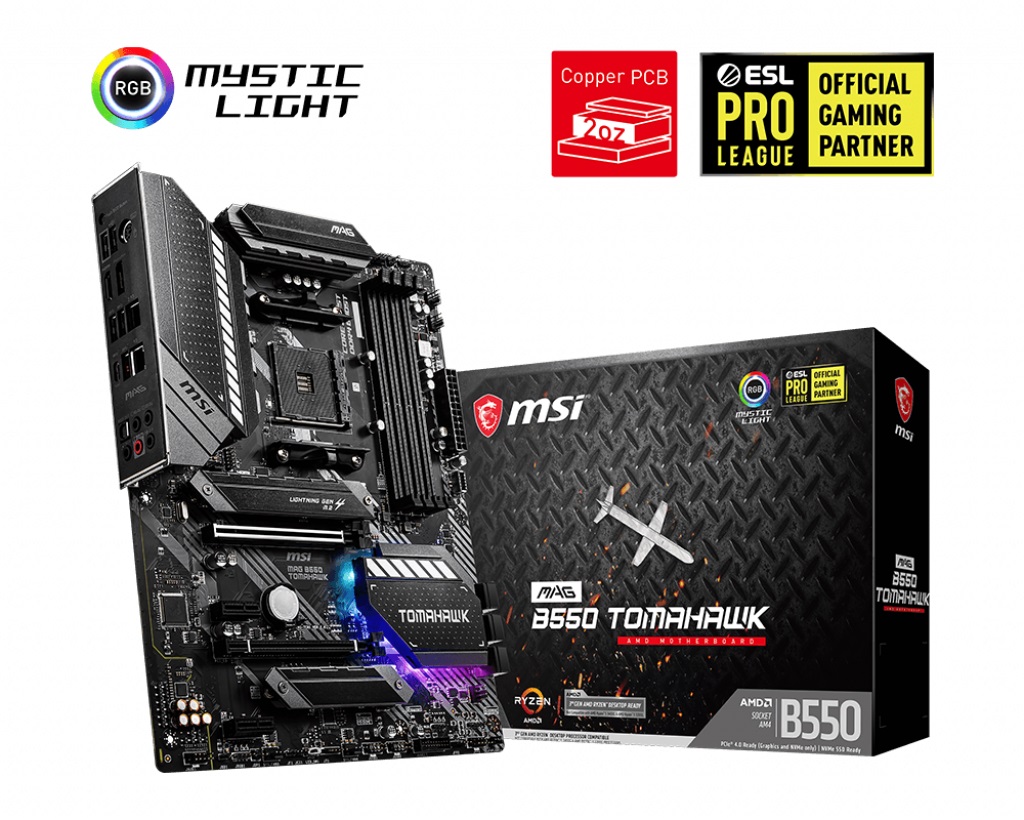 MSI MAG B550 TOMAHAWK ATX Motherboard