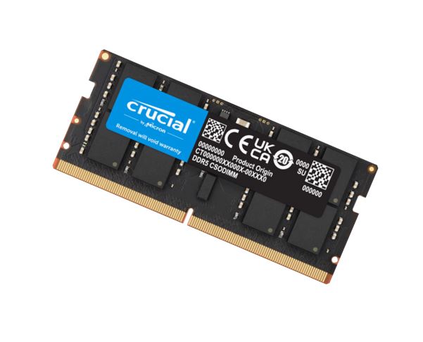 Crucial 32GB (1x32GB) DDR5 CSODIMM 5200MHz C52 1.1V Notebook Laptop Memory