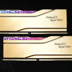 G.SKILL F5-6000J2636H16GX2-TR5NG 32GB (2 x 16GB)/AMD EXPO/DDR5 6000 MT/s/ Timings 26-36-36-96 Voltage 1.45 V EXPO TZ5 Royal Neo G