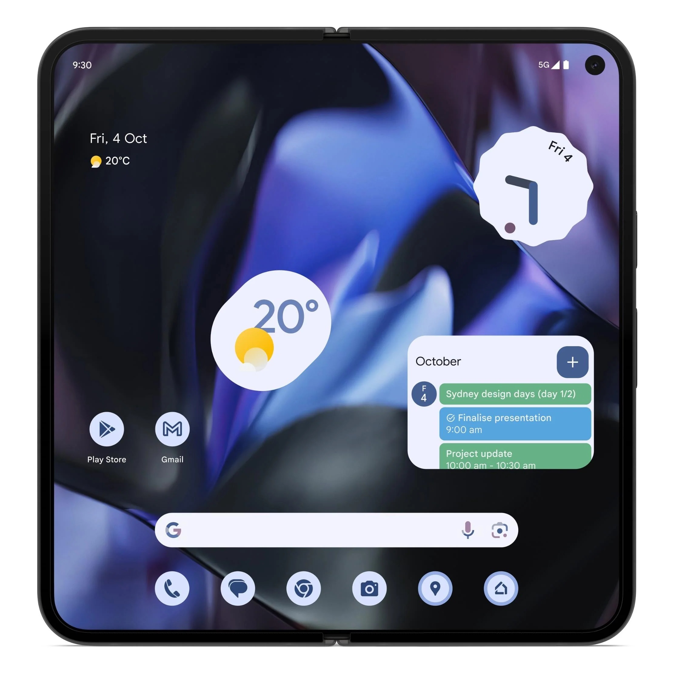 <H3>Google Pixel 9 Pro Fold 5G 512GB - Obsidian (GA05799-US)*AU STOCK*</H3>