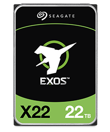 SEAGATE EXOS 22TB SEAGATE SATA ENTERPRISE 7200RPM 256MB