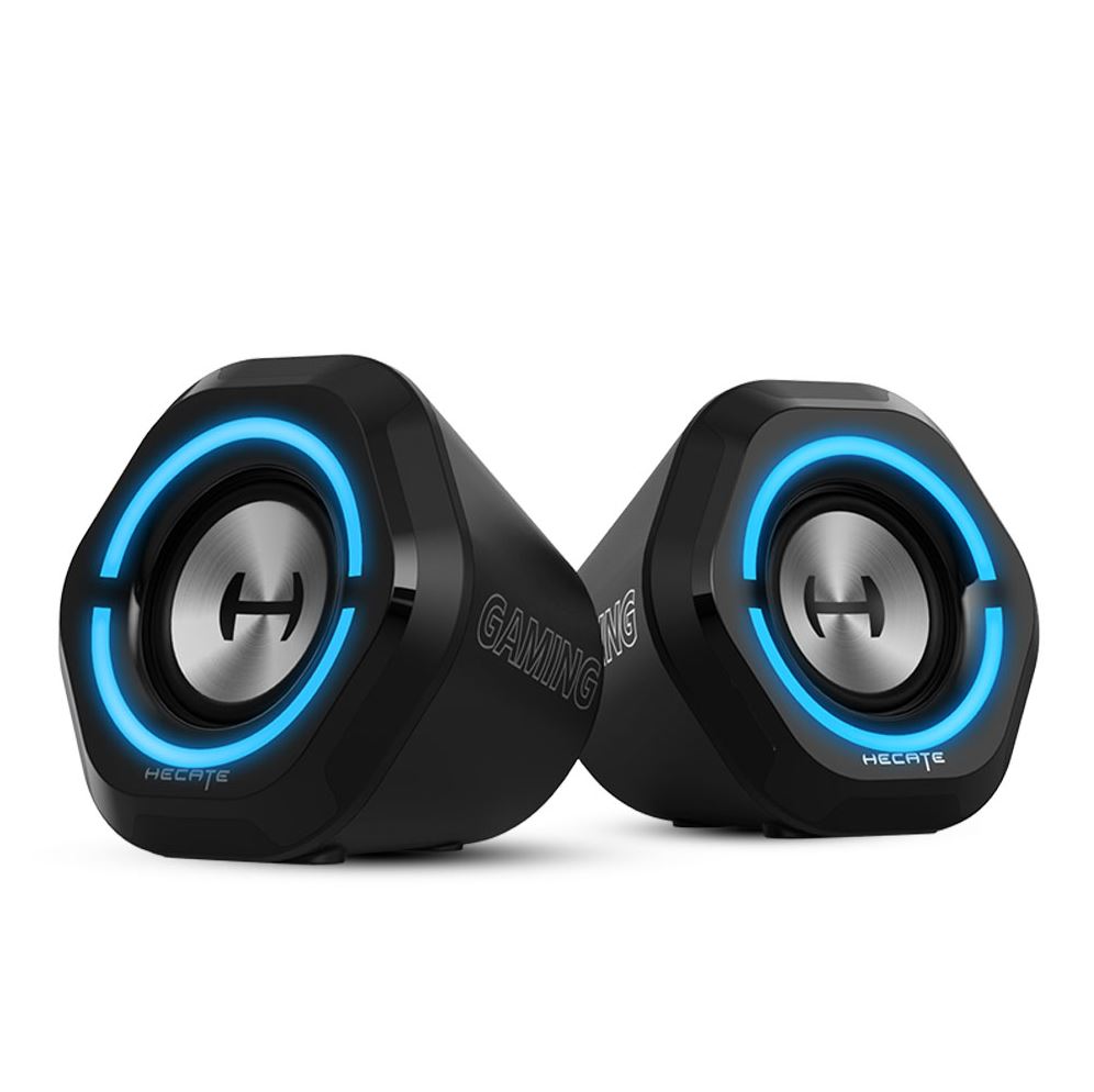 Edifier G1000 Gaming 2.0 Speakers System - Bluetooth V5.0/ USB Audio/ AUX Input/RGB 10 Light Effects/ 10W RMS Power