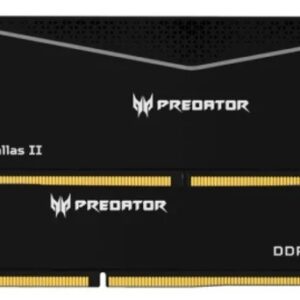 PREDATOR PALLASII DDR5 64GB Black 32GBx2 6000Mhz 1R8 CL30 Supports Intel XMP 3.0 and AMD EXPO CL30