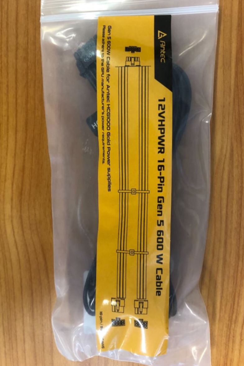 600W PCIe 5.0 12VHPWR Type-4 PSU Power Cable