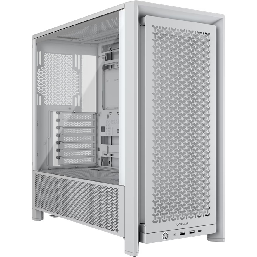 Corsair FRAME 4000D Modular Mid-Tower PC Case - White