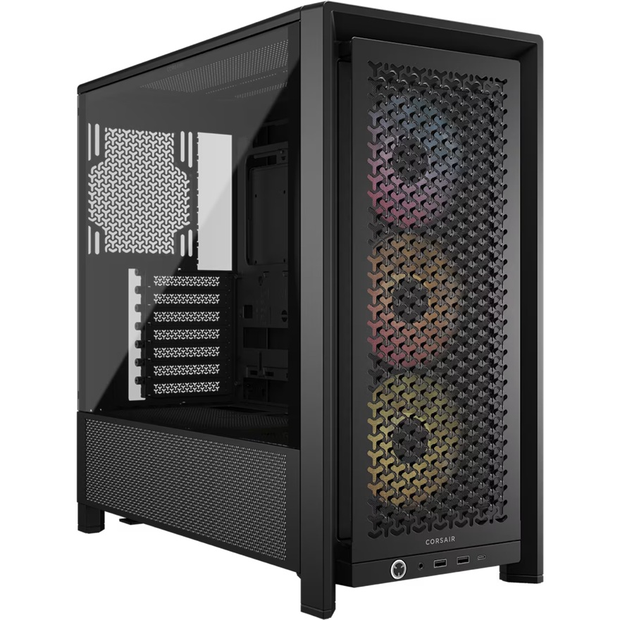 Corsair FRAME 4000D RS ARGB Modular Mid-Tower PC Case - Black