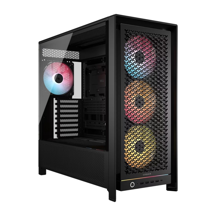 Corsair FRAME 5000D RS ARGB High-Airflow Mid-Tower PC Case - Black