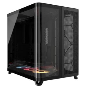 Corsair AIR 5400 RS-R ARGB Tempered Glass Mid-Tower ATX Case - Black
