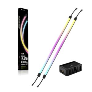 Corsair iCUE LINK LS430 Aurora RGB Light Strips - 430mm Kit – 430×10×10mm
