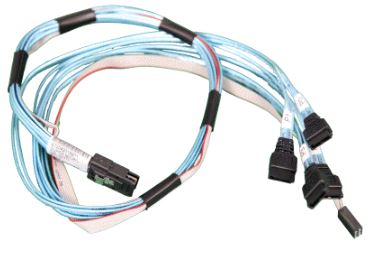 IPASS to 4x SATA Cable w/ 70cm Sideband PBF