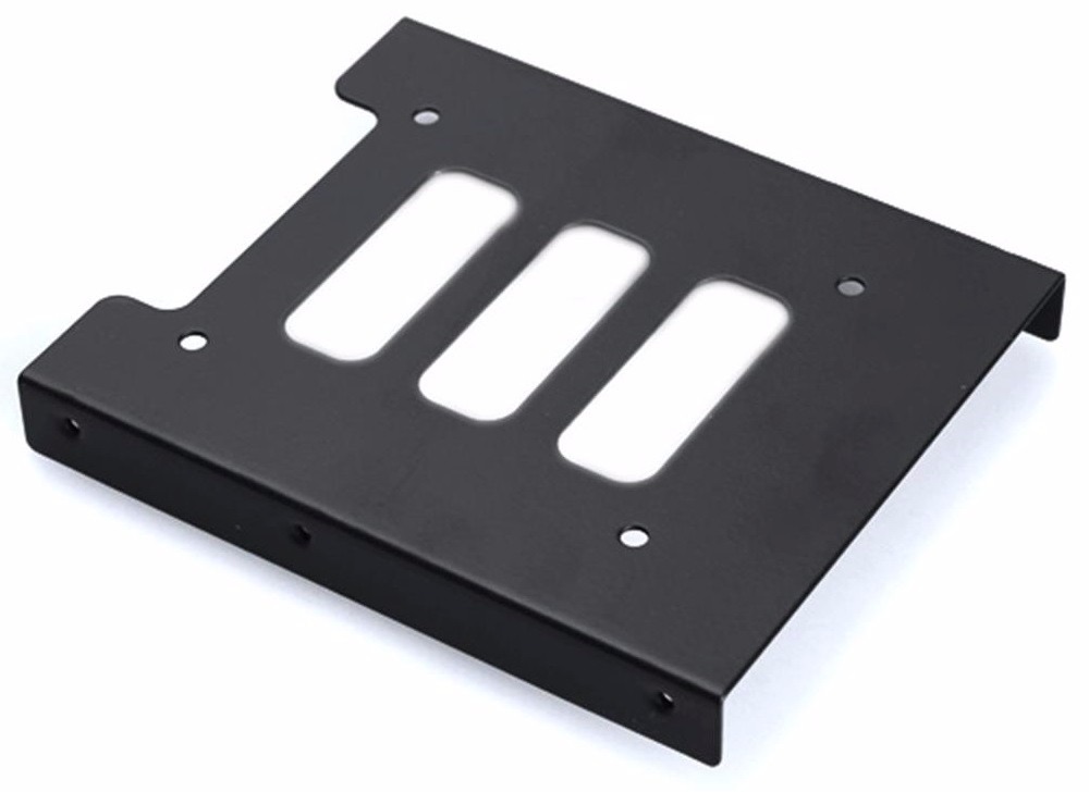 Aywun 2.5" to 3.5" SSD Bracket. Supports SSD.  Fits with 3.5" Drive Bay. Bulk Pack and no screw.