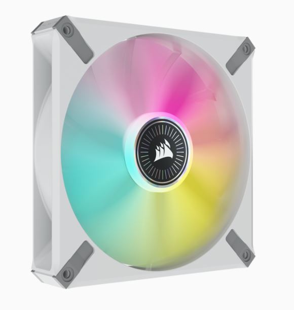 Add another CORSAIR iCUE ML140 RGB ELITE Premium 140mm PWM Magnetic Levitation Fan - White Frame to your ML RGB ELITE-cooled system