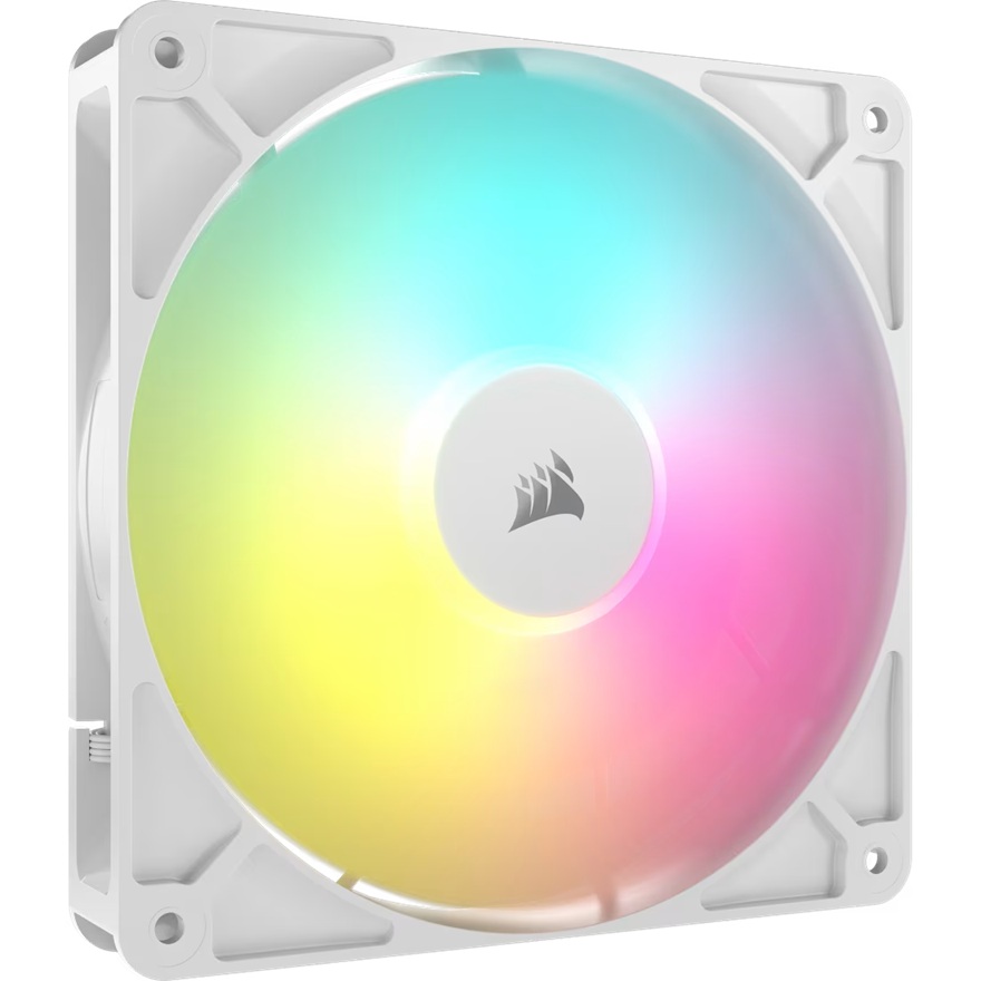 Corsair RS140 ARGB 140mm PWM Fan - Single - White: 95.5 CFM