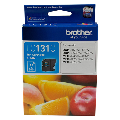 This Brother LC-131 ink is perfect for restocking your compatible Brother printer. The cartridge contains Brother Innobella ink and is designed to produce rich colours and long lasting results. It is also designed to work optimally with your Brother printer