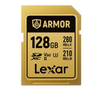 Lexar Professional ARMOR GOLD 128GB SDXC™ UHS-II Card