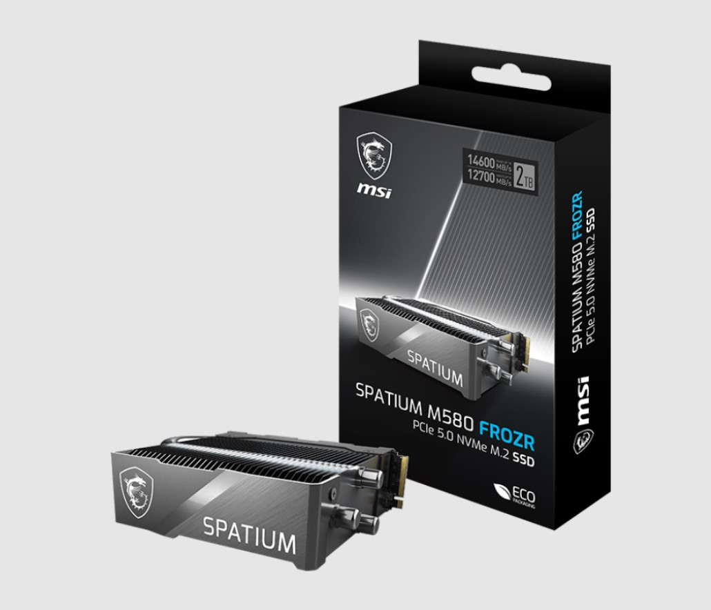 MSI SPATIUM M580 PCIe 5.0 NVMe M.2 FROZR 2TB