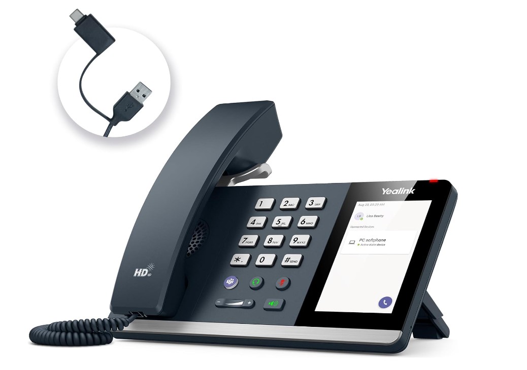 Yealink MP45 USB desktop phone brings new meaning to the USB desktop phone with a 4-inch touch screen