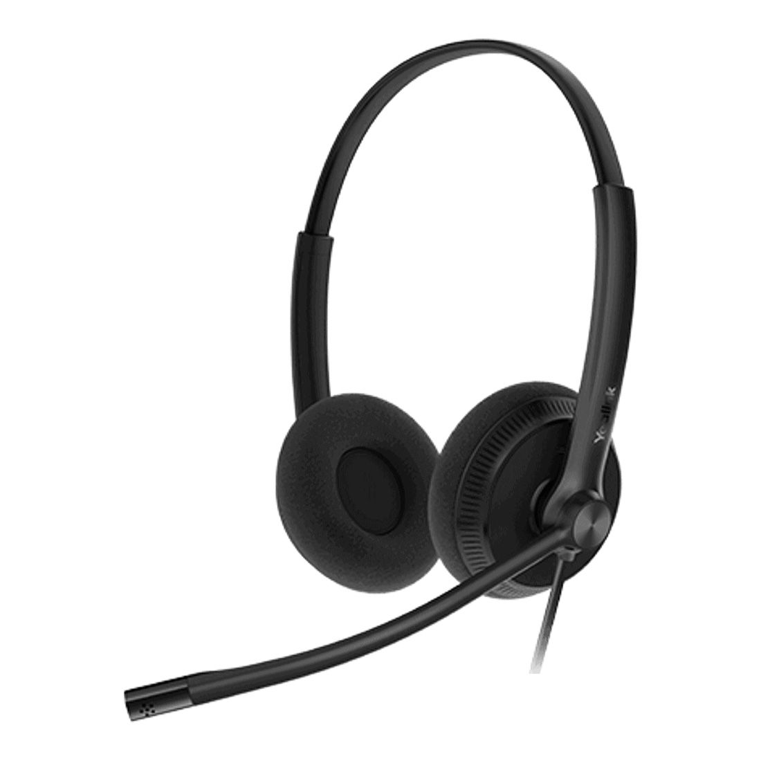 Yealink YHS34 Lite Dual Wired Headset with QD to RJ Port, Wideband Noise-Canceling Headset, Binaural Ear, RJ9, QD Cord, Foamy Ear Cushion - Image 2
