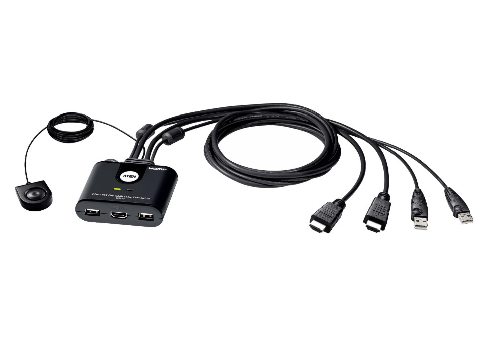 Aten 2-Port USB Full HD HDMI Cable KVM Switch - Image 4