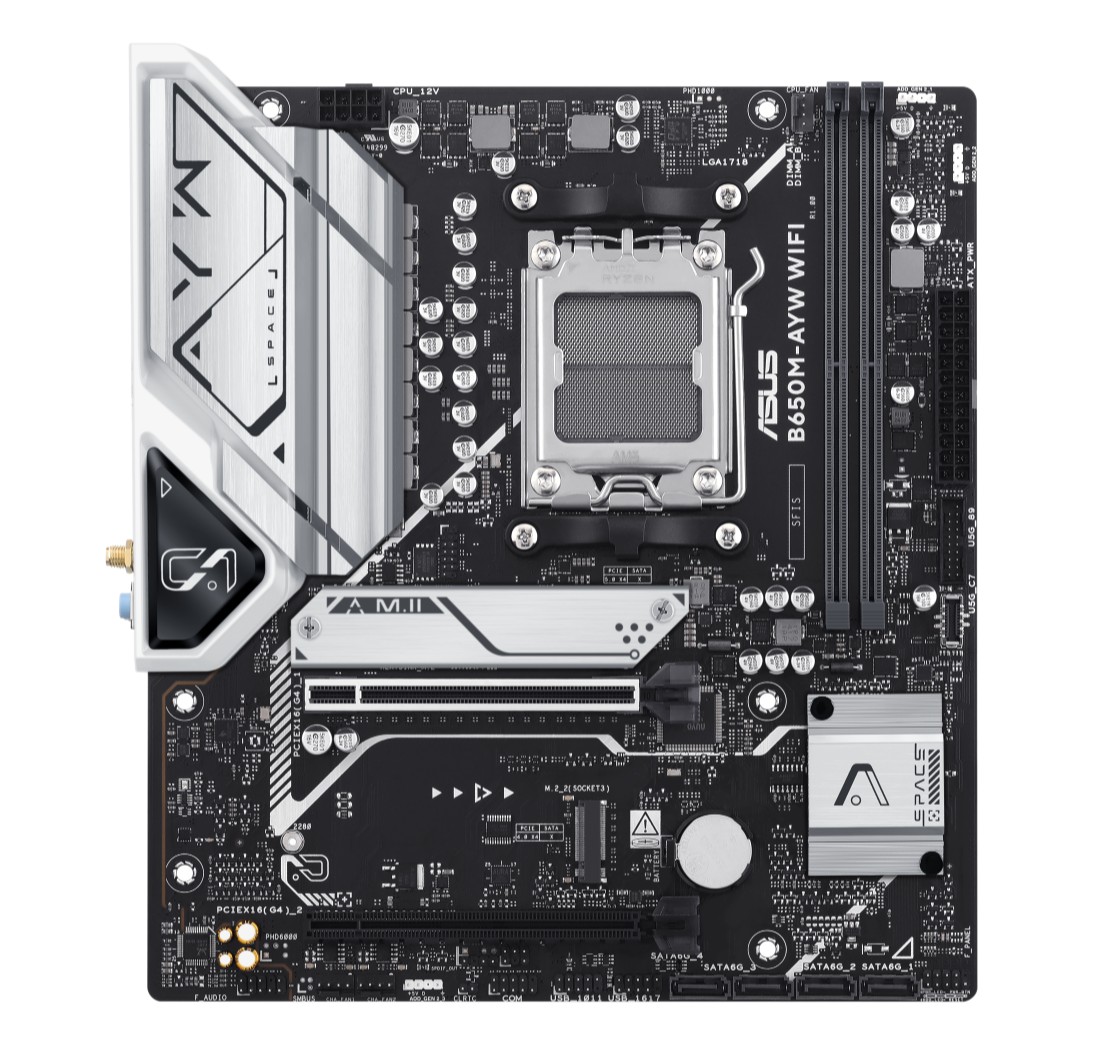 AMD B650 Micro-ATX motherboard with DDR5