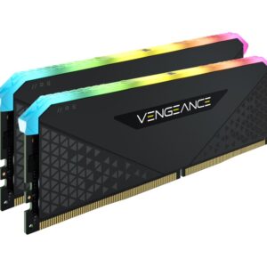 Corsair Vengeance RGB RS 16GB (2X8GB) DDR4 3600MHz C18 18-22-22-42 Black Heatspreader Desktop Gaming Memory