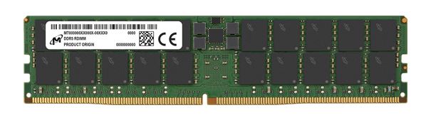 Micron 96GB (1x96GB) DDR5 RDIMM 6400MHz CL52 2Rx4 ECC Registered Server Data Center Memory 3yr wty – Micron (Crucial) MECSD5-RD1X96G64 Server (ECC) Product Image