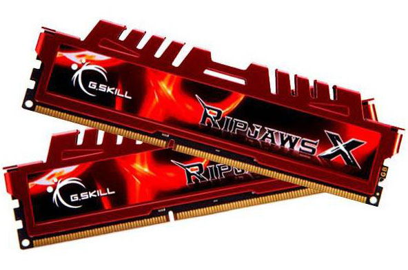 G.SKILL RipjawsX 16GB (2x8GB) DDR3 1600Mhz C10 1.5V Gaming Memory