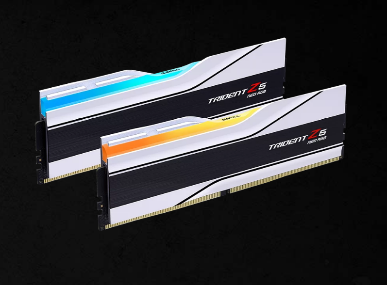 G.SKILL F5-6000J2636H32GX2-TZ5NRW 64GB (2 x 32GB)/ AMD EXPO/DDR5 6000 MT/s/  Timings 26-36-36-96 Heatsink/Voltage 1.45v/ TZ5 Neo RGB