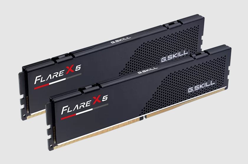 G.SKILL F5-6000J3636F32GX2-FX5 64GB (2 x 32GB)/ DDR5 6000 MT/s/ Timings 36-36-36-96/ Voltage 1.35 V/ Flare X5 / EXPO/XMP 3.0