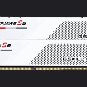 G.SKILL F5-5200J4040A16GX2-RS5W 32GB (2 x 16GB)/ DDR5 5200 MT/s/ Timings 40-40-40-83/ Voltage 1.1V/ Ripjaws S5