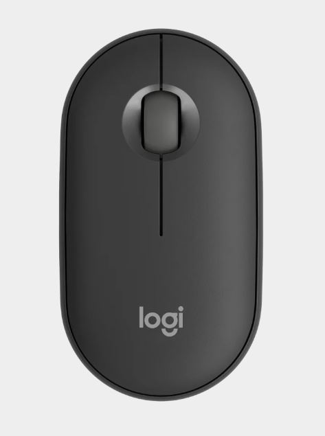 Logitech Pebble M350S Wireless Optical Mouse Graphite