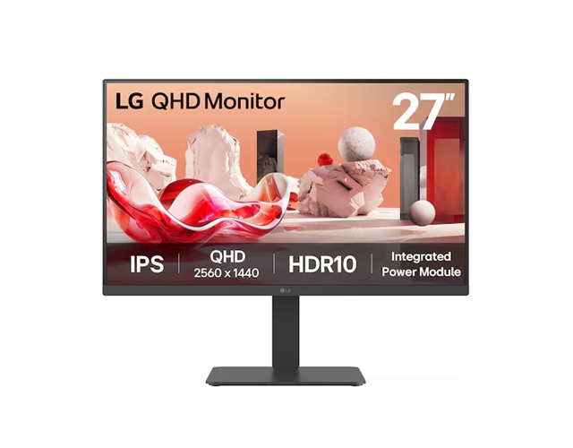 LG 27” QHD IPS Monitor