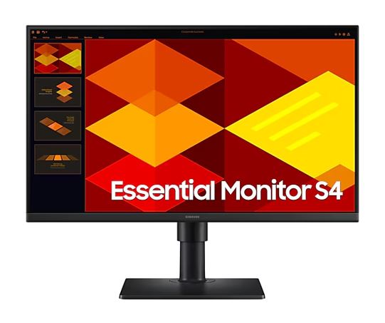 Samsung 24" S40GD FHD Monitor 1920 x1080 100Hz 16:9 250cd/m2 IPS 2xHDMI Tilt Pivot Swivel HAS VESA Viewing Angle Eye Saver  Game Picture Mode Black